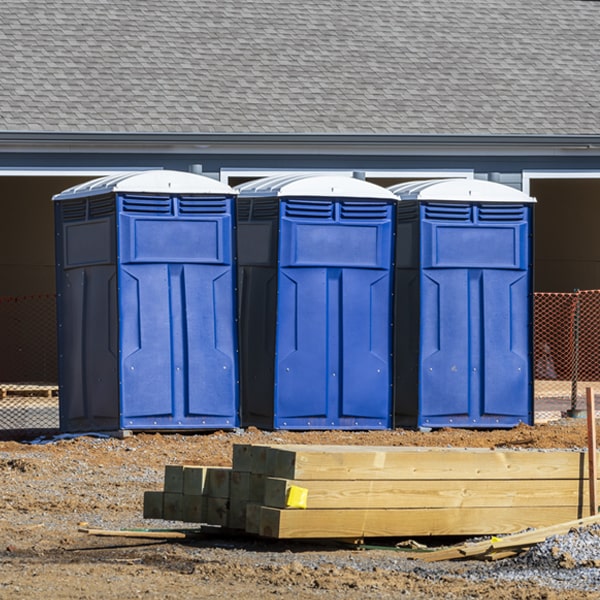 is there a specific order in which to place multiple portable restrooms in Burke Centre VA